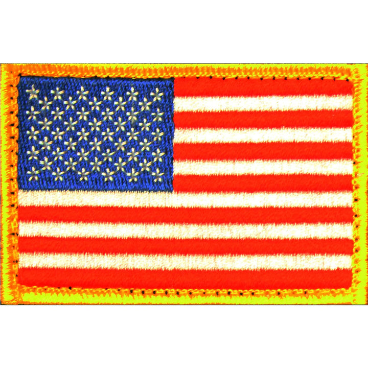 Morale Patches Choose Style - Embroidered American Flag Patch - USA, Thin Blue Line, Thin Red Line 2" x 3" Patch w/ Velcro/Hook backing - Bull Strap