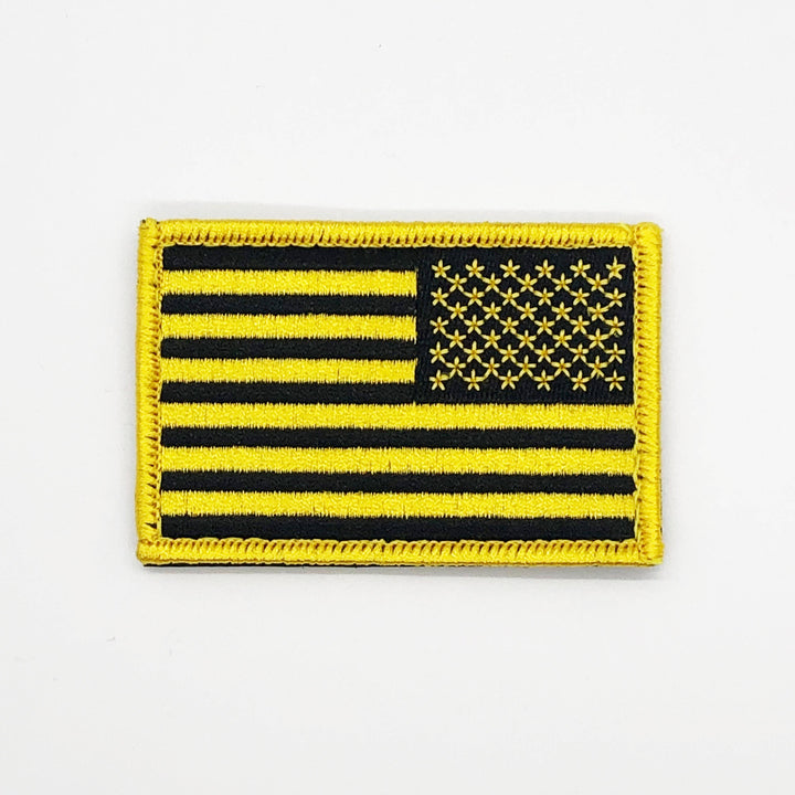 Morale Patches Choose Style - Embroidered American Flag Patch - USA, Thin Blue Line, Thin Red Line 2" x 3" Patch w/ Velcro/Hook backing - Bull Strap