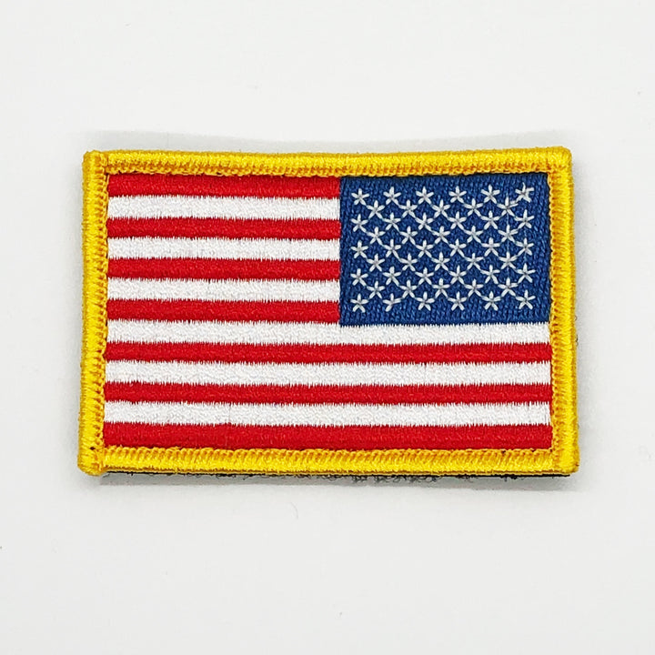 Morale Patches Choose Style - Embroidered American Flag Patch - USA, Thin Blue Line, Thin Red Line 2" x 3" Patch w/ Velcro/Hook backing - Bull Strap