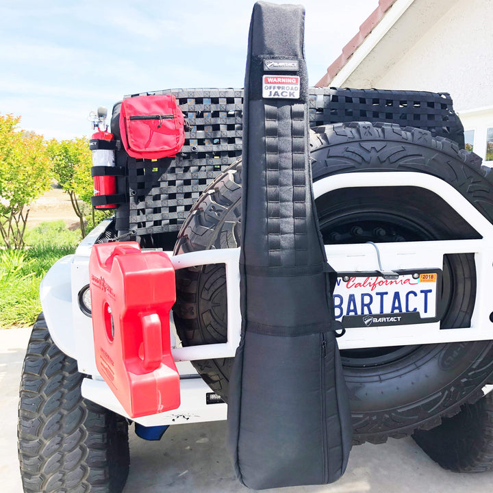 Off Road Jack Cover compatible with Hi-Lift w/ PALS MOLLE & Storage Bartact (Pat Pending) - Bull Strap