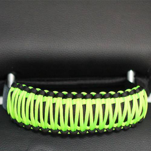 Paracord Grab Handles for Headrests for Jeep Wrangler JK, JKU, JL, JLU, Gladiator, Toyota Tacoma, Ford Bronco and other vehicles with removable head rests (PAIR of 2) - Bull Strap