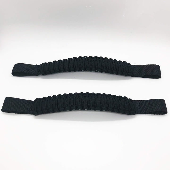 Paracord Grab Handles for Headrests for Jeep Wrangler JK, JKU, JL, JLU, Gladiator, Toyota Tacoma, Ford Bronco and other vehicles with removable head rests (PAIR of 2) - Bull Strap