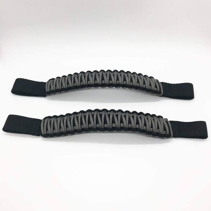 Paracord Grab Handles for Headrests for Jeep Wrangler JK, JKU, JL, JLU, Gladiator, Toyota Tacoma, Ford Bronco and other vehicles with removable head rests (PAIR of 2) - Bull Strap