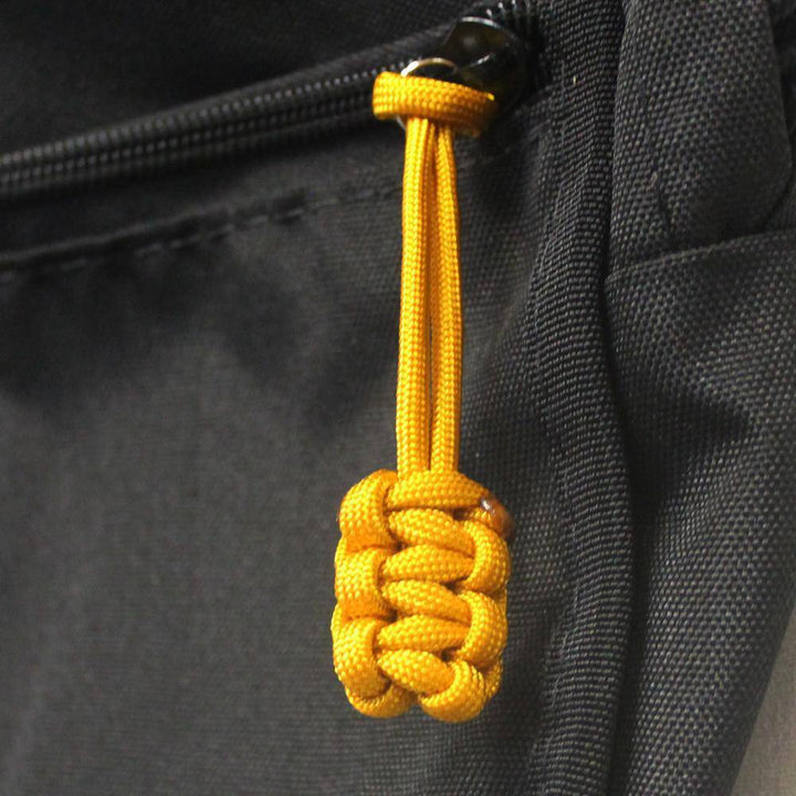 Paracord Zipper Pulls (w/ key ring) - qty 5 - Hand Woven USA 550 Paracord - Bartact - Bull Strap