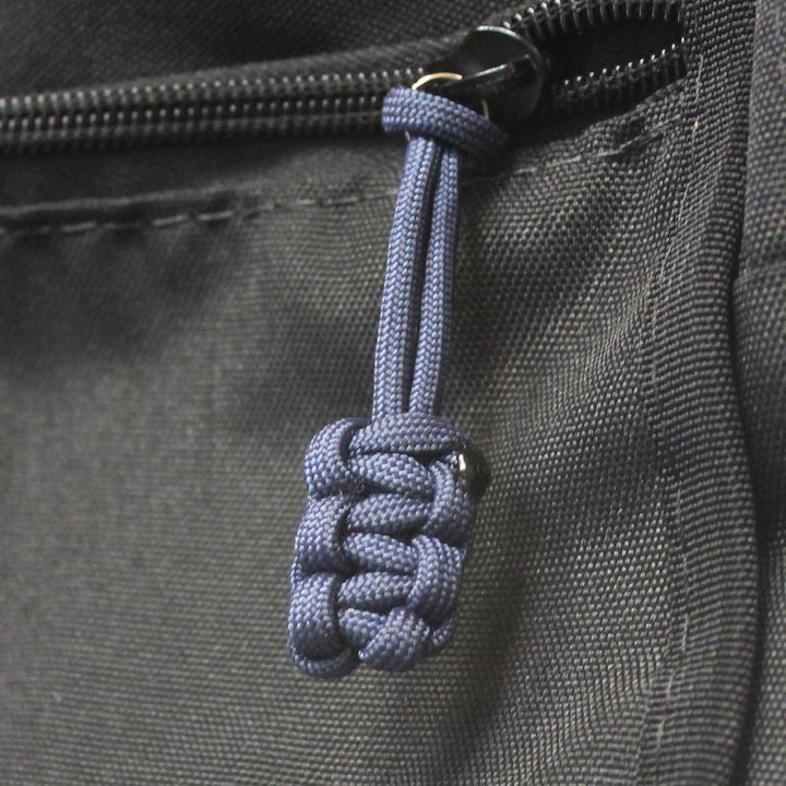 Paracord Zipper Pulls (w/ key ring) - qty 5 - Hand Woven USA 550 Paracord - Bartact - Bull Strap