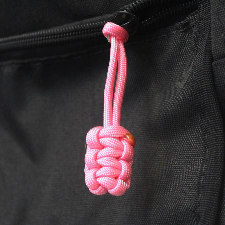 Paracord Zipper Pulls (w/ key ring) - qty 5 - Hand Woven USA 550 Paracord - Bartact - Bull Strap