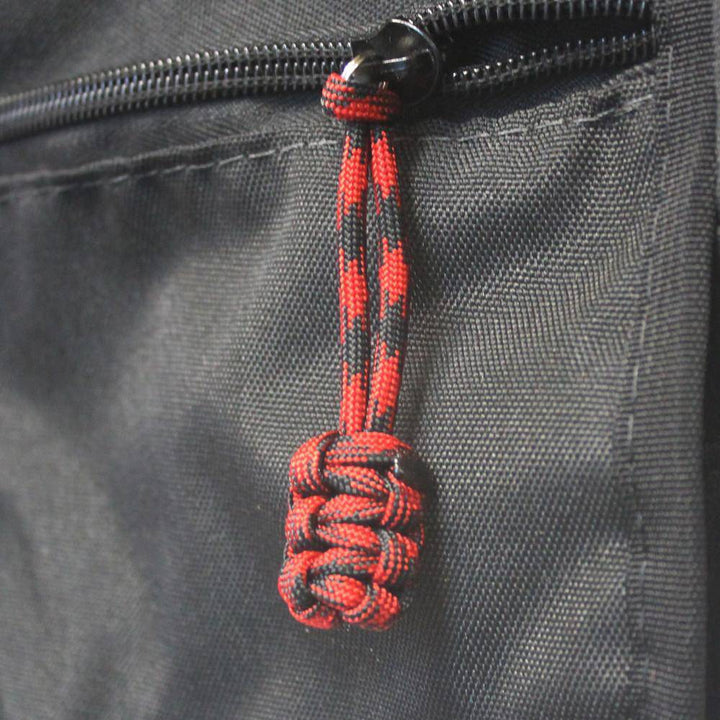 Paracord Zipper Pulls (w/ key ring) - qty 5 - Hand Woven USA 550 Paracord - Bartact - Bull Strap