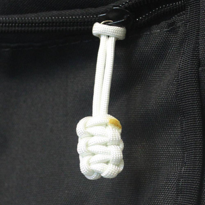 Paracord Zipper Pulls (w/ key ring) - qty 5 - Hand Woven USA 550 Paracord - Bartact - Bull Strap