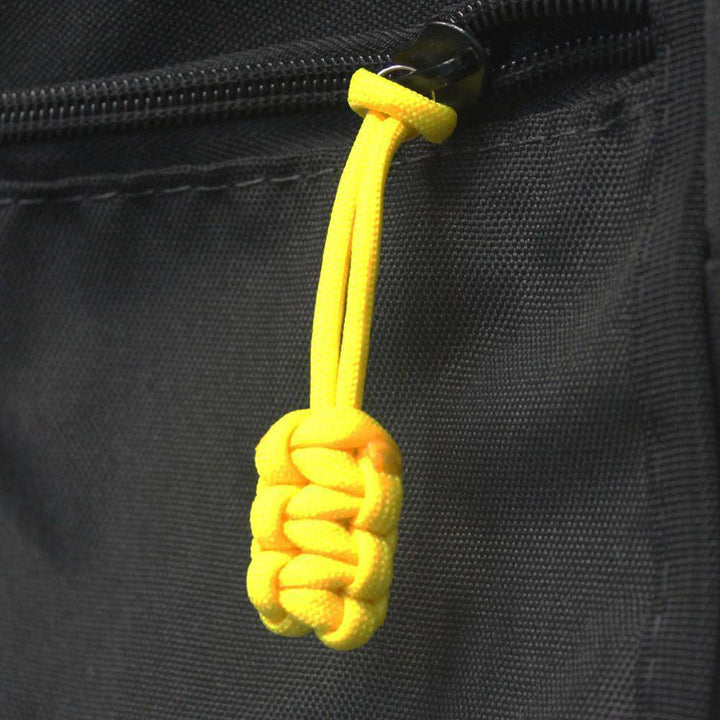 Paracord Zipper Pulls (w/ key ring) - qty 5 - Hand Woven USA 550 Paracord - Bartact - Bull Strap