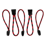 Paracord Zipper Pulls w/ plastic pull - qty 3 OR 5 - Made in USA 550 Paracord - Bull Strap
