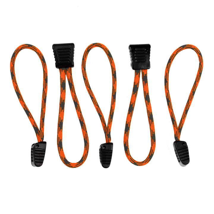 Paracord Zipper Pulls w/ plastic pull - qty 3 OR 5 - Made in USA 550 Paracord - Bull Strap