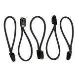 Paracord Zipper Pulls w/ plastic pull - qty 3 OR 5 - Made in USA 550 Paracord - Bull Strap