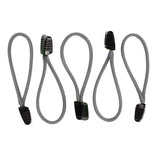 Paracord Zipper Pulls w/ plastic pull - qty 3 OR 5 - Made in USA 550 Paracord - Bull Strap