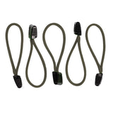 Paracord Zipper Pulls w/ plastic pull - qty 3 OR 5 - Made in USA 550 Paracord - Bull Strap