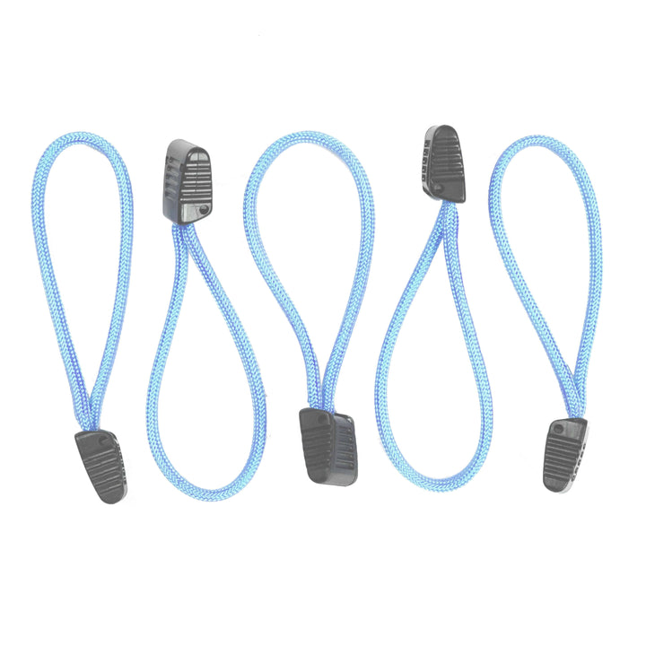 Paracord Zipper Pulls w/ plastic pull - qty 3 OR 5 - Made in USA 550 Paracord - Bull Strap