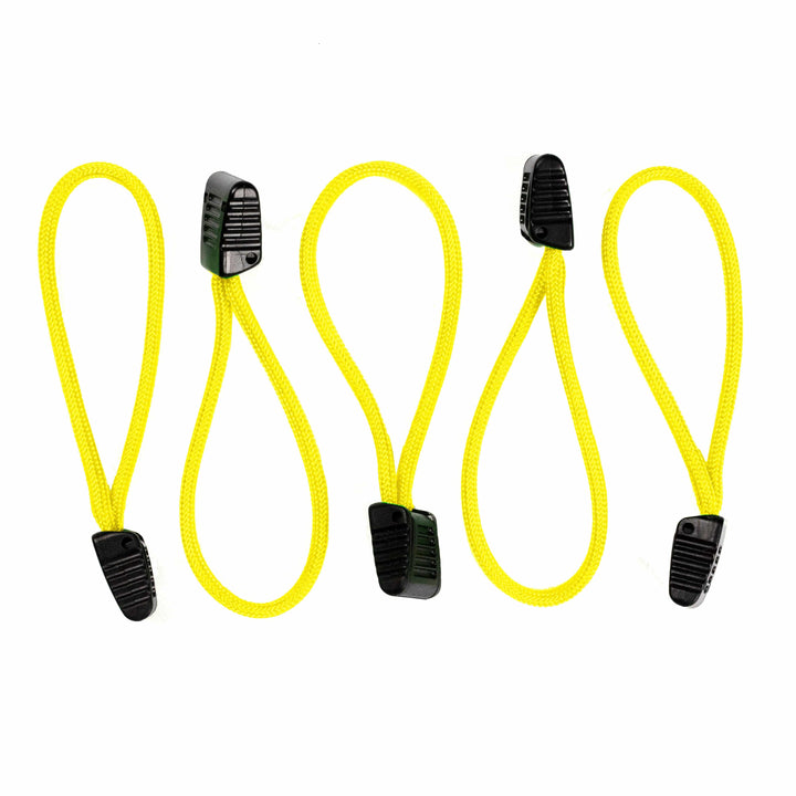 Paracord Zipper Pulls w/ plastic pull - qty 3 OR 5 - Made in USA 550 Paracord - Bull Strap