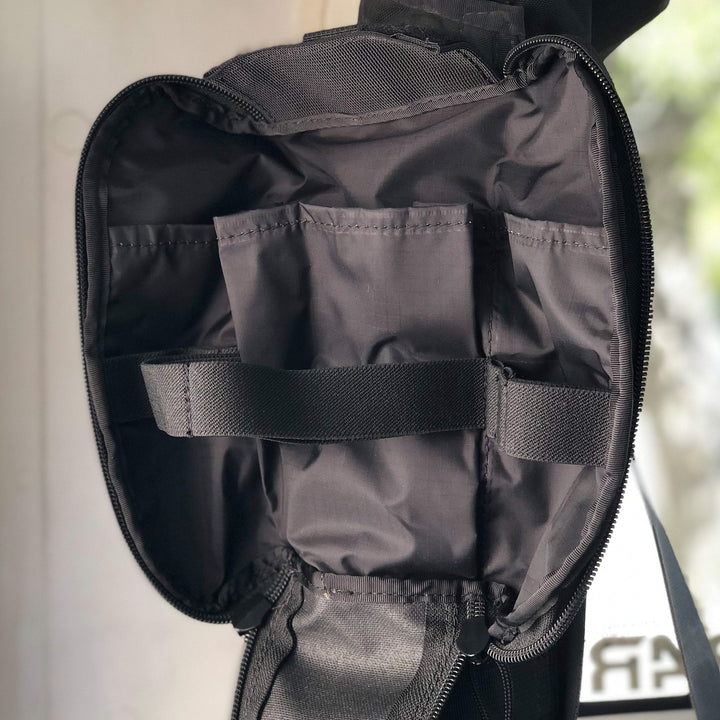 ROLL BAR IFAK Kit Pouch, MOLLE back, 1000d Cordura Nylon, PALS Compatible, Choose Color With 2 - roll bar straps - Bull Strap