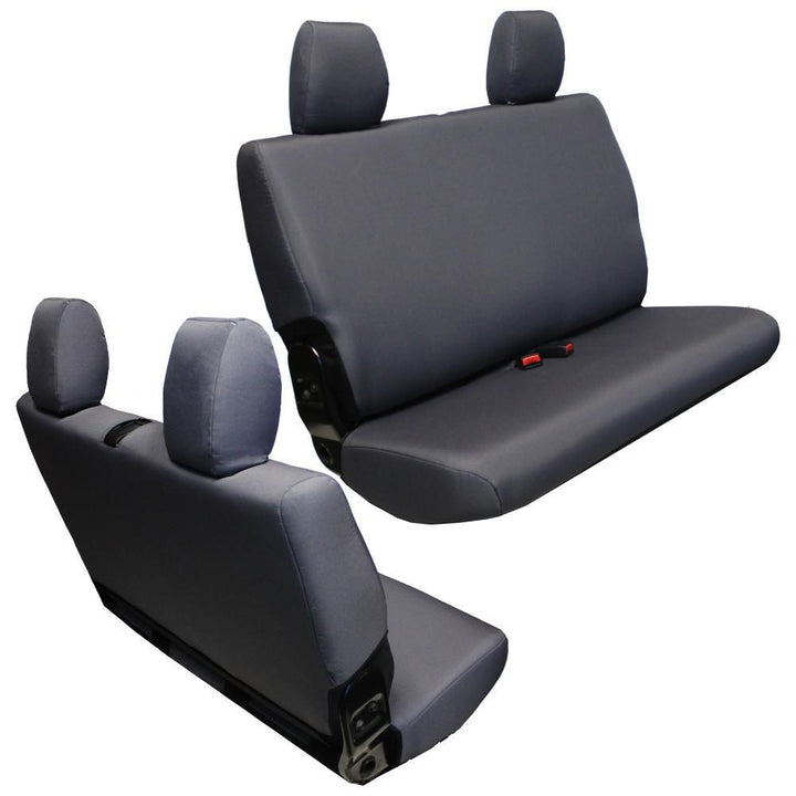 Rear Bench Seat Covers for Jeep Wrangler JK 2013-18 2 Door Bartact - Base Line Performance - Bull Strap