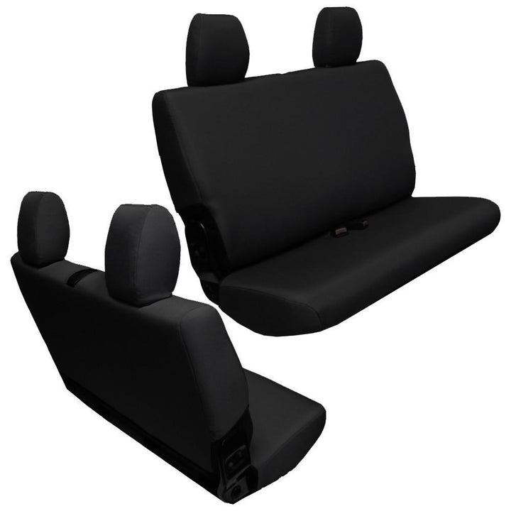 Rear Bench Seat Covers for Jeep Wrangler JK 2013-18 2 Door Bartact - Base Line Performance - Bull Strap