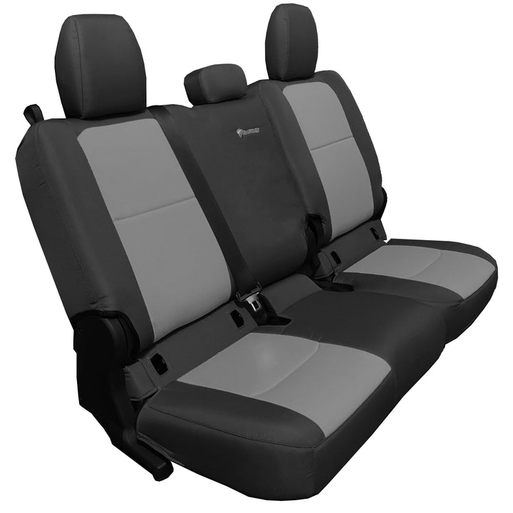 Rear Bench Tactical Seat Covers for Jeep Gladiator 2019-25 All Models BARTACT - NO Fold Down Armrest ONLY! - Bull Strap