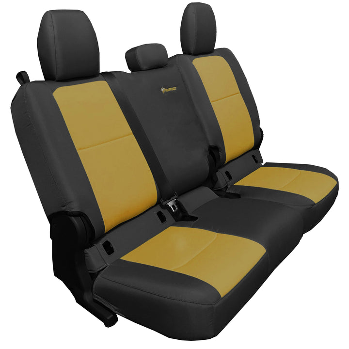 Rear Bench Tactical Seat Covers for Jeep Gladiator 2019-25 All Models BARTACT - NO Fold Down Armrest ONLY! - Bull Strap