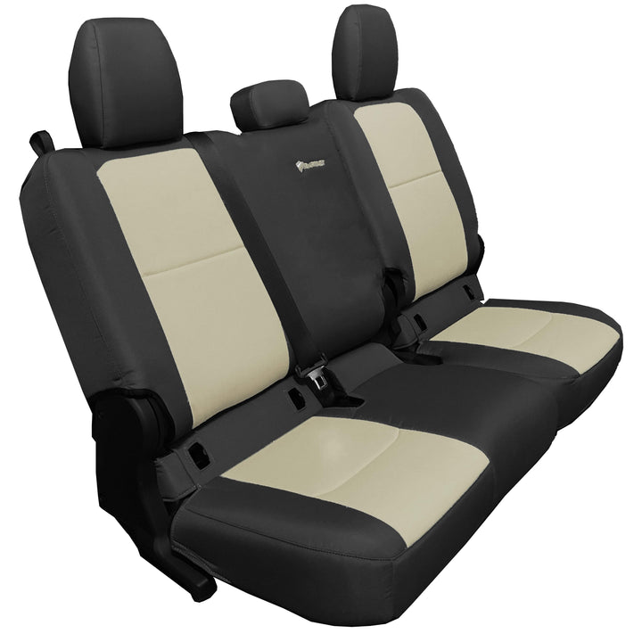 Rear Bench Tactical Seat Covers for Jeep Gladiator 2019-25 All Models BARTACT - NO Fold Down Armrest ONLY! - Bull Strap