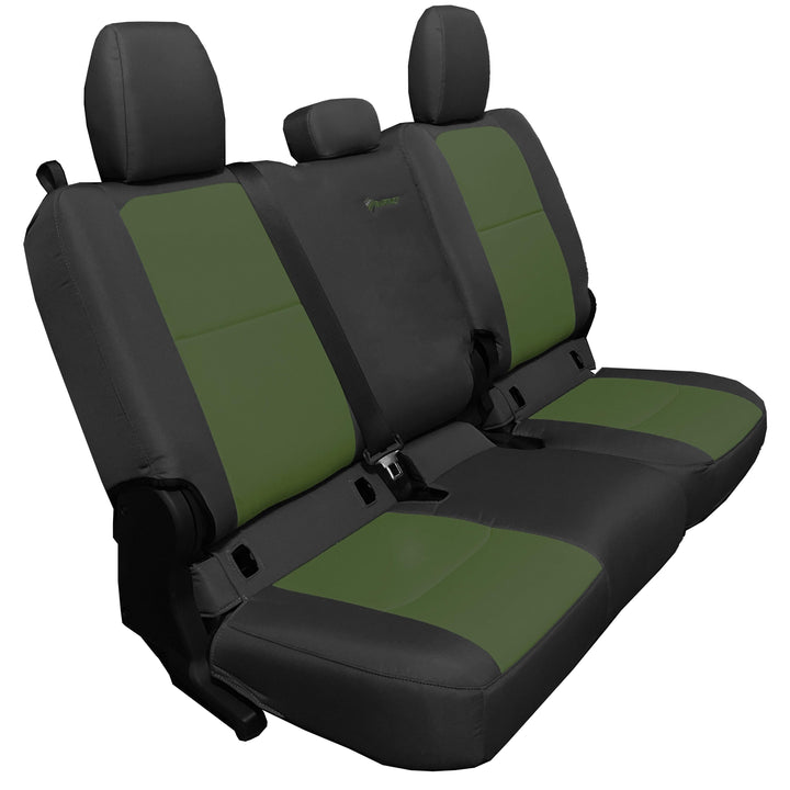 Rear Bench Tactical Seat Covers for Jeep Gladiator 2019-25 All Models BARTACT - NO Fold Down Armrest ONLY! - Bull Strap