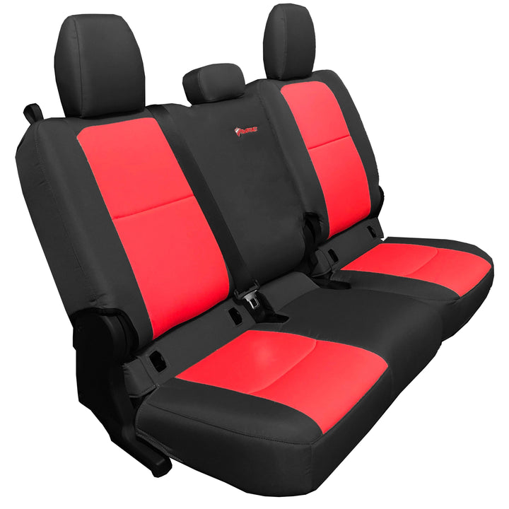 Rear Bench Tactical Seat Covers for Jeep Gladiator 2019-25 All Models BARTACT - NO Fold Down Armrest ONLY! - Bull Strap