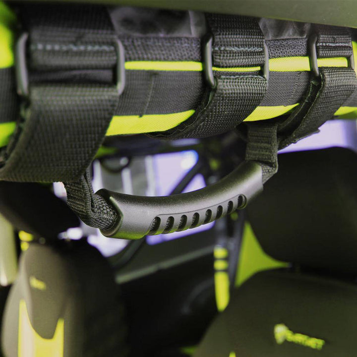 Roll Bar Grab Handles (pair) by Bartact Rubber grip Universal - Bull Strap