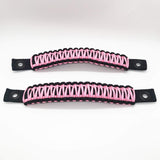 TJ Door Handles, Paracord Jeep Grab Handles for Jeep Wrangler TJ & LJ 97-06 - Interior Door Pull Handles 550 Paracord Grab Handles w/ Grommets (PAIR) - Bull Strap