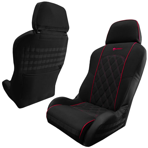 Tactical Suspension Seat for Polaris RZR Pro & Pro R w/ PALS / MOLLE | Patented | Made in USA - Bull Strap