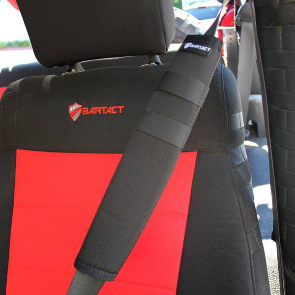 Universal Seat Belt Covers (PAIR) 12 inches tall | Bartact - Bull Strap