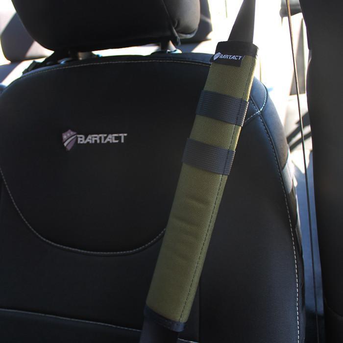 Universal Seat Belt Covers (PAIR) 12 inches tall | Bartact - Bull Strap