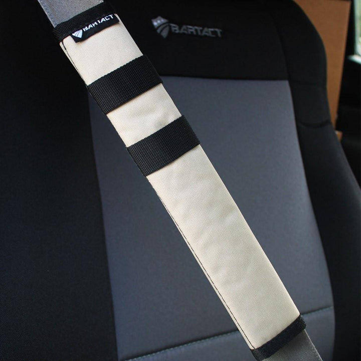 Universal Seat Belt Covers (PAIR) 12 inches tall | Bartact - Bull Strap