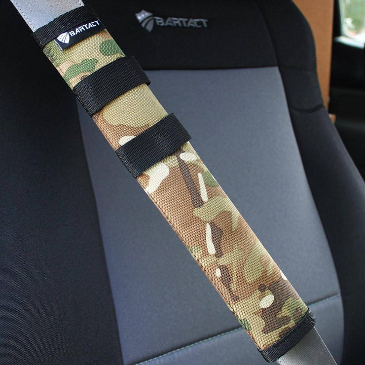 Universal Seat Belt Covers (PAIR) 12 inches tall | Bartact - Bull Strap