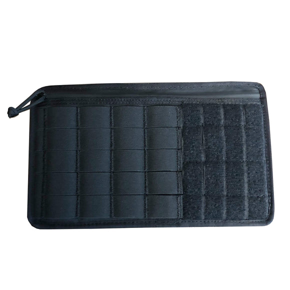 Visor Organizer Panel Universal w/ PALS MOLLE & zippered pocket for mid-size vehicle visors Bartact - Bull Strap