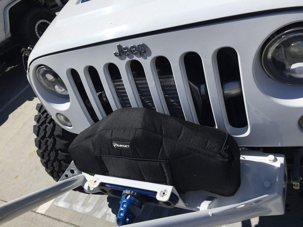 Winch Cover for Warn Zeon 10 and 12 - PATENT PENDING - BARTACT - Bull Strap