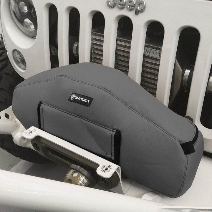 Winch Cover for Warn Zeon 10 and 12 - PATENT PENDING - BARTACT - Bull Strap
