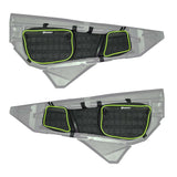 Bartact Bags and Pouches Neon Green Can Am X3 Door Bags, FRONT Pair (Driver and Passenger) w/ PALS / MOLLE and lockable interior pistol pocket, Bartact