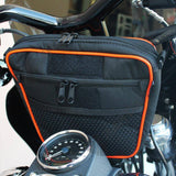 Bartact Bags and Pouches Waterproof Polyester Fabric / Orange Dyna Motorcycle T-Bar Bag by Bartact