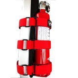 Bartact Fire Safety & Medical Red Fire Extinguisher & Holder Combo - Bartact 3 Strap Universal Padded Roll Bar Fire Extinguisher holder for Amerex B500 5 LB - ABC Fire Extinguisher included