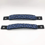 Bartact Grab Handles Black / Blue Camo Bartact Paracord Grab Handles compatible with Ford Bronco 2021 2022 Roll Bar Front or Rear (Pair of 2) Made in USA