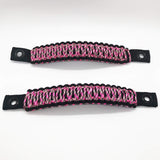 Bartact Grab Handles Black / Pink Camo Bartact Paracord Grab Handles compatible with Ford Bronco 2021 2022 Roll Bar Front or Rear (Pair of 2) Made in USA