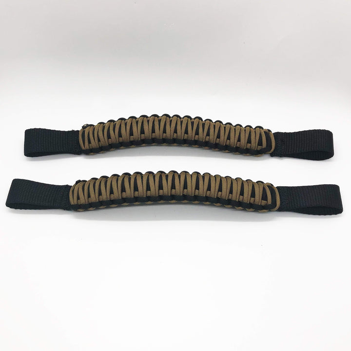 Bartact Grab Handles Paracord Grab Handles for Headrests of Jeep Wrangler JK, JKU, JL, JLU, Gladiator, Toyota Tacoma, Ford Bronco and other vehicles with removable head rests (PAIR of 2)