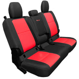 Bartact Jeep Gladiator Seat Covers black / red / Same as insert Color Rear Bench Tactical Seat Covers for Jeep Gladiator 2019-22 All Models BARTACT - WITH Fold Down Armrest ONLY!