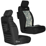 Bartact Jeep Wrangler Seat Covers black / acu camo Front Tactical Seat Covers for Jeep Wrangler JK & JKU 2007-10 BARTACT (PAIR) w/ MOLLE - Non SRS Air Bag Compliant
