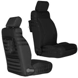 Bartact Jeep Wrangler Seat Covers black / black Front Tactical Seat Covers for Jeep Wrangler JK & JKU 2011-12 BARTACT (PAIR) w/ MOLLE - Non SRS Air Bag Compliant