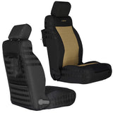 Bartact Jeep Wrangler Seat Covers black / coyote Front Tactical Seat Covers for Jeep Wrangler 2007-10 JK & JKU BARTACT (PAIR) - SRS Air Bag Compliant