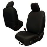 Bartact Jeep Wrangler Seat Covers Black Front Seat Covers for Jeep Wrangler JLU 2018-22 BARTACT - Base Line Performance (PAIR) - 4 DOOR ONLY (NOT for Mojave, 392, or Hybrid 4XE Editions)