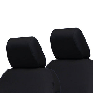 Bartact Jeep Wrangler Seat Covers Graphite Head Rest Covers (PAIR) for 2007-10 Jeep Wrangler JK 2 Door Rear Bench